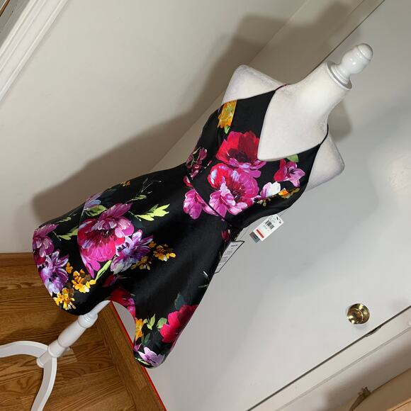 BCX Juniors' Asymmetrical Fit & Flare Dress Size 1 (NWT) - Picture 10 of 14